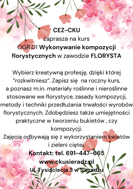 plakat florysta2